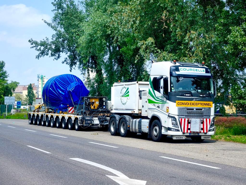 Transport exceptionnel Lourd - Pièce industrielle 86T