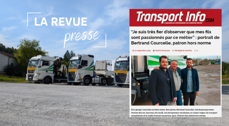 Revue presse - Portrait de Bertrand Courcelle, un entrepreneur passionné