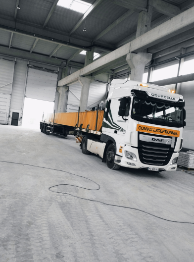 Convoi exceptionnel pont roulant Lens