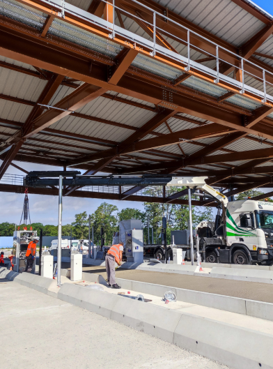 Levage en bras de grue