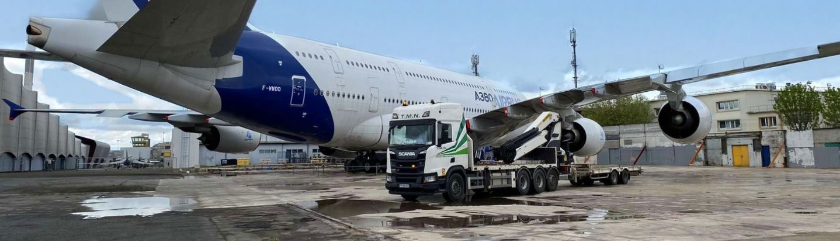 Transport d'&eacute;quipements a&eacute;ronautiques