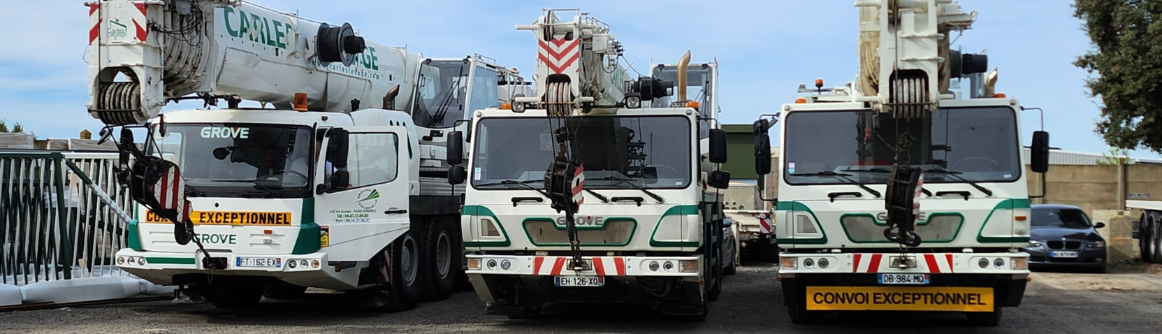 Levage Grue mobile Montpellier B&eacute;ziers Nimes S&egrave;te Narbonne Carcassonne
