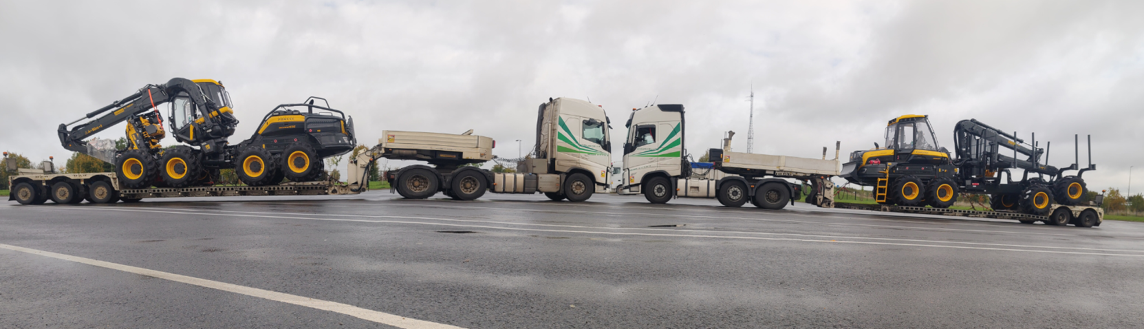 Transport exceptionnel engins forestiers