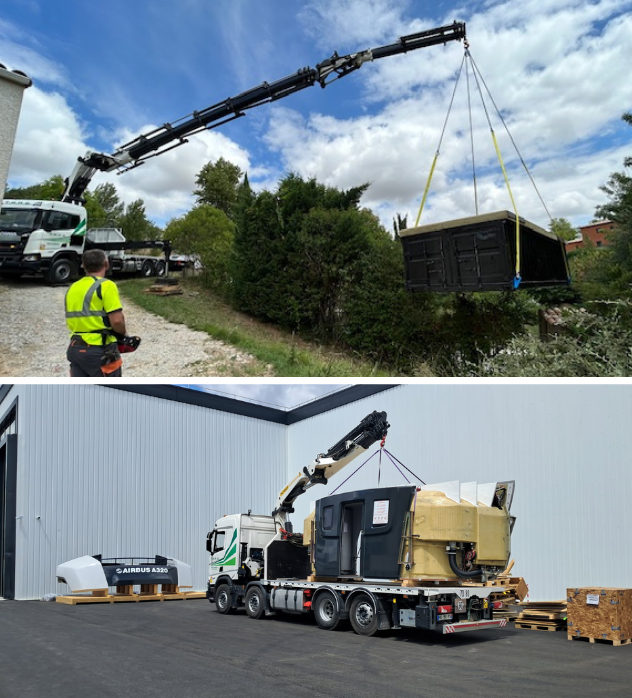 Levage et manutention en camion grue - Toulouse, Albi, Montauban, Castres, Carcassonne, Agen