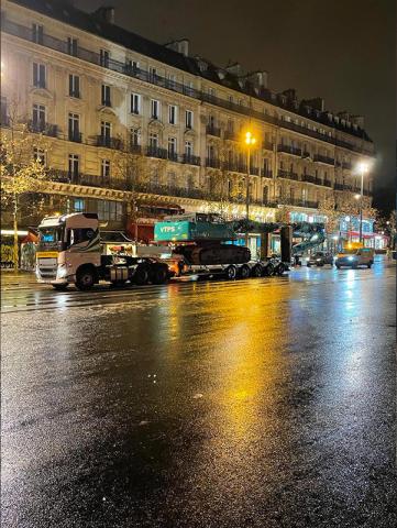 Porte-char / surbaiss&eacute;