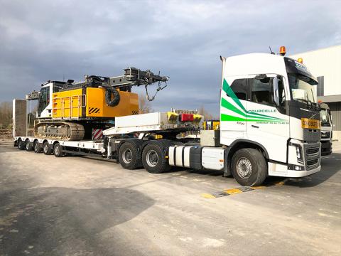 Porte-char / surbaiss&eacute;