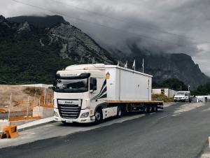 Transport exceptionnel d'un module en plateau 