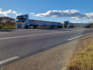 Transport plateau extensible