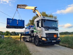 camion grue - bras de grue